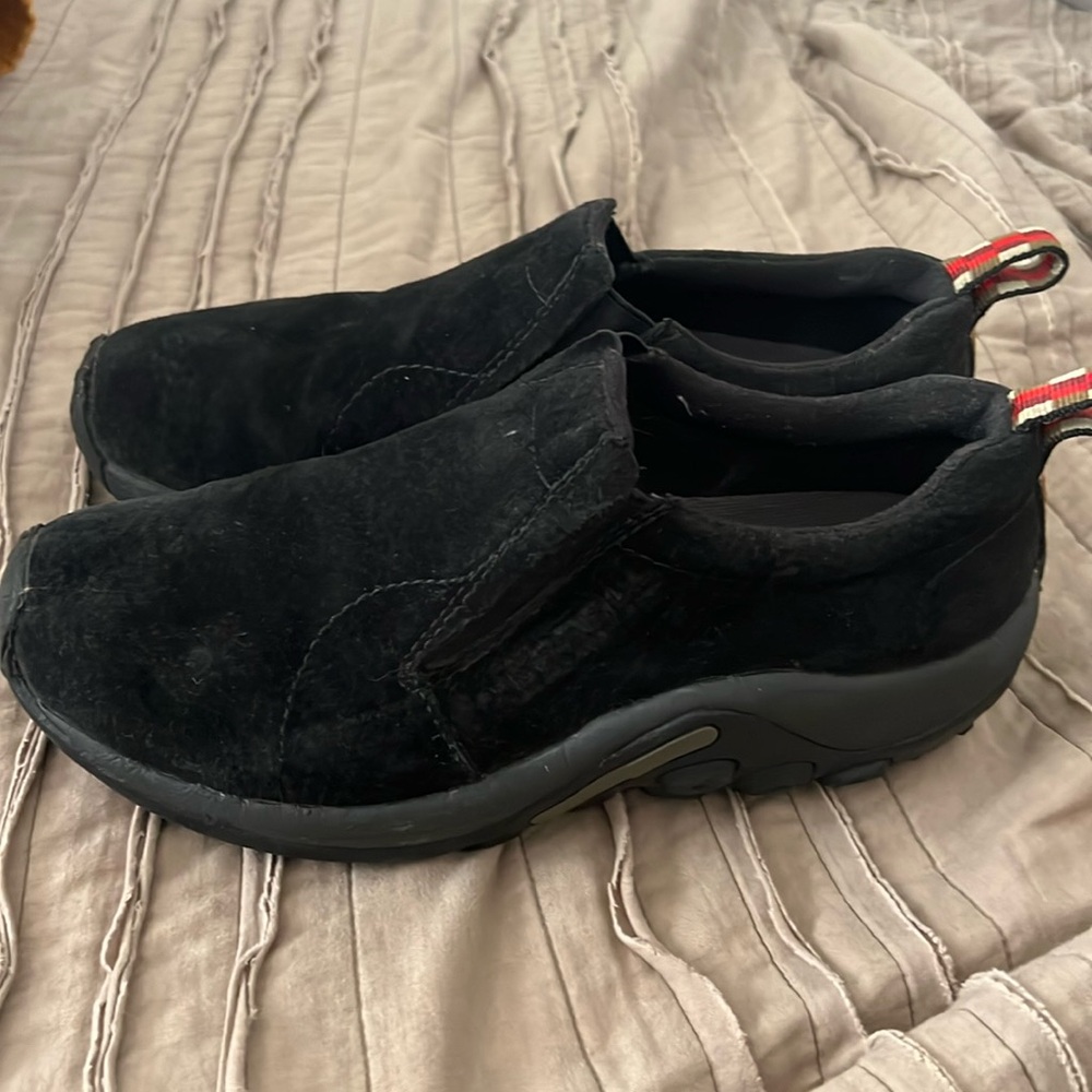 Black Merrell the Jungle Moc shoe.
